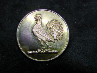 220 Yr Old Cockerel (rooster) 26mm Gilt Livery Button Firmin & Westall 1797 - 1799