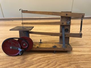Rare? Antique The Gibbs Mfg Co.  Wooden Toy?hand Jigsaw
