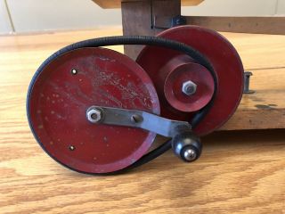 RARE? ANTIQUE THE GIBBS MFG CO.  WOODEN TOY?HAND JIGSAW 2