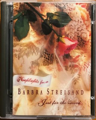 Barbra Streisand - Just For The Record Minidisc Rare