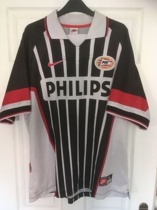 Rare Psv Eindhoven Away Football Shirt 1997/98 Nike Xl Netherlands Soccer