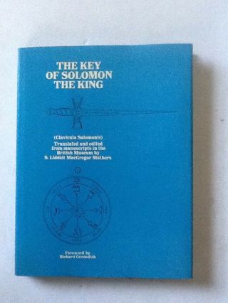 The Key Of Solomon The King Macgregor Mathers Occult Magic Hcdj 1978 Rare