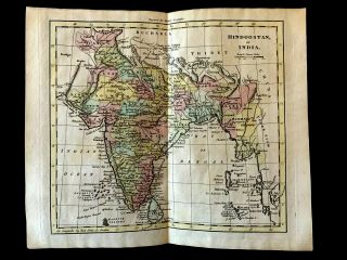 1700s Map Of Hindoostan Or India
