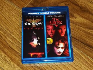 The Crow 2: City Of Angels/the Crow: Wicked Prayer Blu - Ray 2012 - Rare