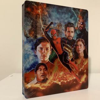 Spider - Man Far From Home Steelbook (4k Uhd/blu - Ray) Best Buy Exclusive Oop Rare