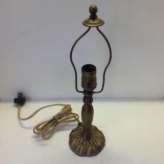 Antique Signed Pairpoint Small Boudoir Table Lamp Base C 3064 To Restore