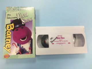 Barney ' s Talent Show VHS Children ' s Show Rare 3