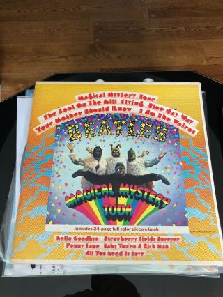 Rare The Beatles Magical Mystery Tour 1st Edition Capitol Records Stereo Lp Ex,
