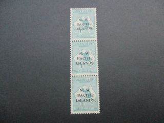 N.  W Pacific Islands: Kangaroo Strip Of 3 - Rare - (d63)