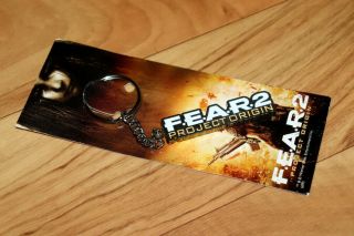 Fear F.  E.  A.  R.  2 Project Origin Rare Metal Keychain Xbox 360,  Playstation 3 Ps3