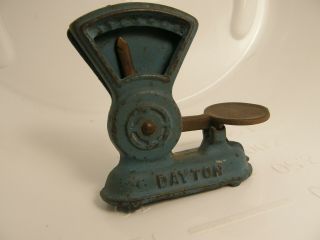 Antique Miniature Dayton Toy Scale Cast Iron 1930 