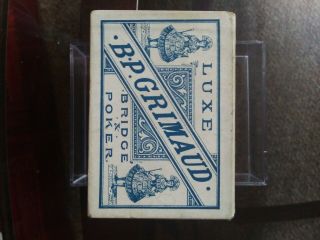 Antique Playing Cards B.  P.  Grimaud Luxe
