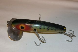 Vintage Arbogast Musky Jitterbug 4 1/2 " Fishing Lure Decent