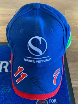 Rare F1 Signed Cap Giancarlo Fisichella No.  11 Sauber Petronas (33)