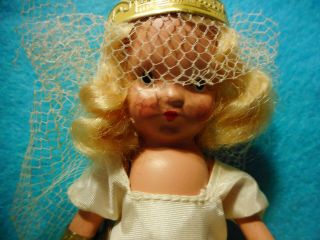 Vintage Nancy Ann Storybook Doll.  The Snow Queen 172 With Box 3
