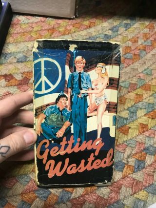 Getting Wasted Vci Vhs Oop Rare Big Box Slip
