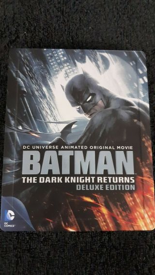 Batman:the Dark Knight Returns Steelbook (target Excl. ) Rare Animated Deluxe