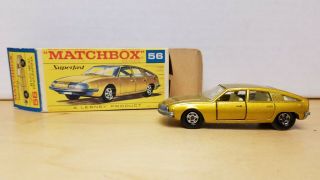 Matchbox Lesney Superfast Bmc 1800 Pininfarina No.  56 Vnmiob Rare Script Box