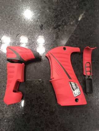 Rare Planet Eclipse Paintball Lv1 Grip Set Red