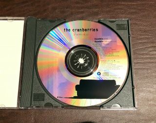The Cranberries Zombie Promotional Only CD FIRST RELEASE TO AMERICA RARE 3