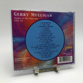 GERRY MULLIGAN NIGHTS AT THE TURNTABLE 1951 - 52 Jasmine Rare CD Album VGC 2
