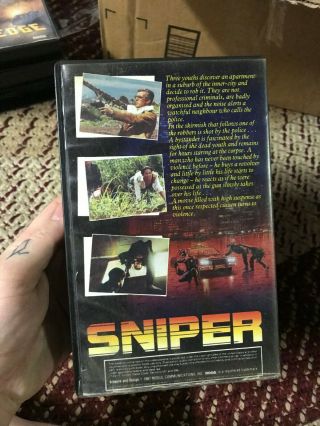SNIPERS MOGUL RARE OOP VHS BIG BOX SLIP 2