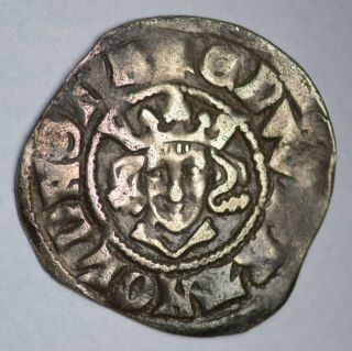 Edward I / Ii Silver Penny (13th / 14th Century) - Civitas Cantor (canterbury)