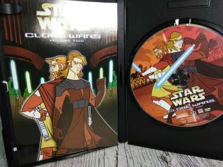 Star Wars Clone Wars Volume Two Rare Oop Dvd Emmy Award - Winning Series