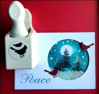 Rare Martha Stewart Cardinal Bird Punch - Christmas,  Holiday