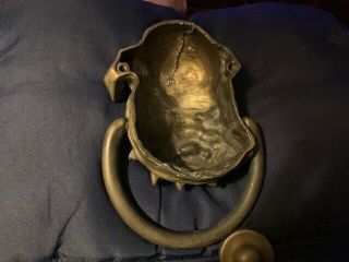 Georgia Bulldogs Vintage Brass Door Knocker - Very Rare 2