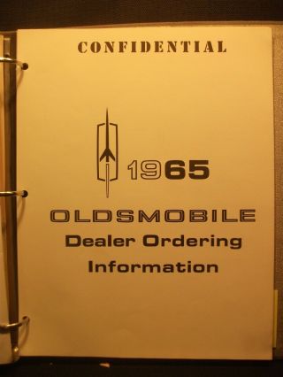 1965 Oldsmobile Dealer Album,  Marketing Bulletin 