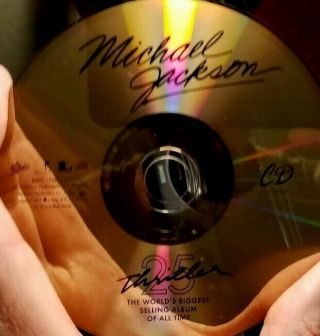 RARE GOLD CD/DVD MICHAEL JACKSON THRILLER 25th Anniversary AUDIOFIDELITY MINT/EX 2