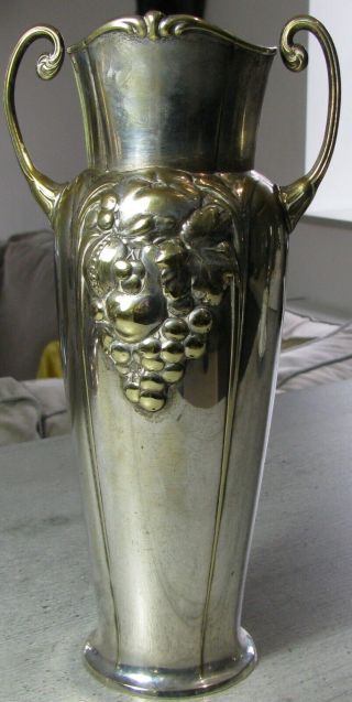 Wmf Art Nouveau Silver Plated Vase
