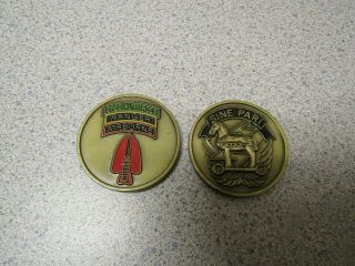 Challenge Coin Over 25 Years Old Rare Special Forces Ranger Airborne