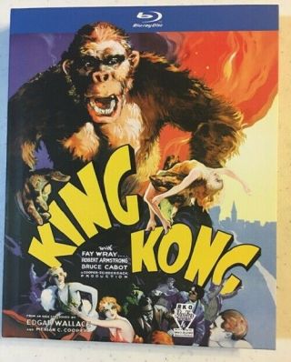 King Kong Digibook Blu - Ray Out Of Print Rare Digipak Masterpiece Oop