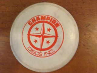 1st Run Stingray Old Golf Disc Very Rare But In Good Shape With My Signatur