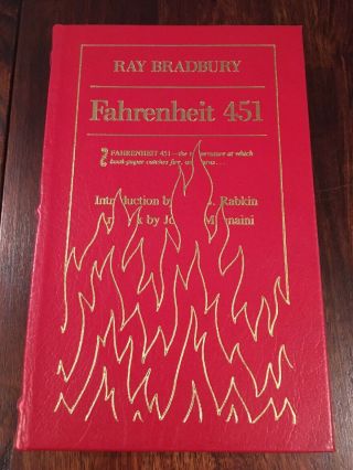 Fahrenheit 451 Easton Press Ray Bradbury Fine,  Rare
