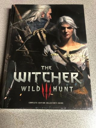 The Witcher Wild Hunt Complete Edition Collectors Guide - Rare.  Isbn:97807440172