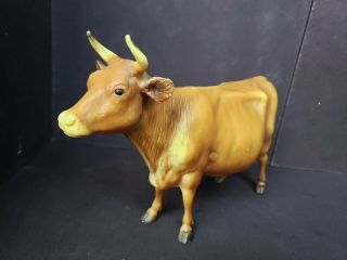 Breyer Vintage • Jersey Cow With Horns • Rare 1972 - 73 343