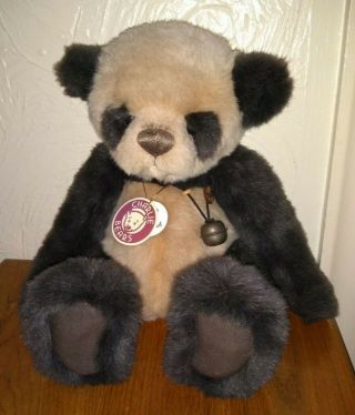 Charlie Bears Gemma Panda - Isabelle Lee 2008 - Only 1200 Made Retired Rare