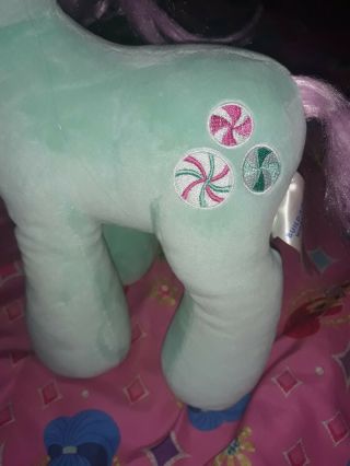 My Little Pony Build A Bear Minty Plush Rare Sea Green Peppermint BABW MLP Toy 3