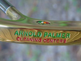 Classic Rare Arnold Palmer BullsEye Cleaning Centers Putter OE Leather Grip 35 