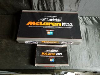 Rare Mclaren Mp4/6 Honda 1/12 Scale Model Kit & 1/20 Scale Mp4/4