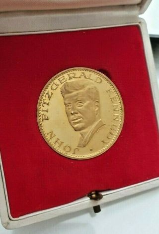John Fitzgerald Kennedy - Gold Coin 35gr / 1,  2oz - Euronummus - Very Rare