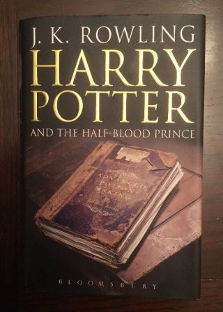 Harry Potter & The Half Blood Prince First Edition Book Very Rare Error