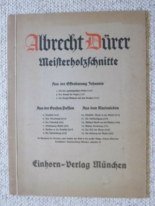 Rare - Albrecht Durer - Vintage Portfolio Of Prints Published In Munich