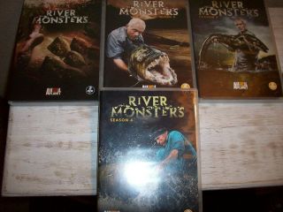 River Monsters Dvd Seasons 1 - 4 Rare