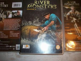 River Monsters DVD Seasons 1 - 4 Rare 3