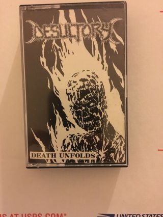 Desultory’ Death Unfolds’demo 2,  Cassette Tape 1990,  Death Metal,  Sweden,  Rare