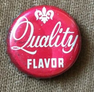 Rare Quality Flavor Red Cork Soda Cap Crown Usa